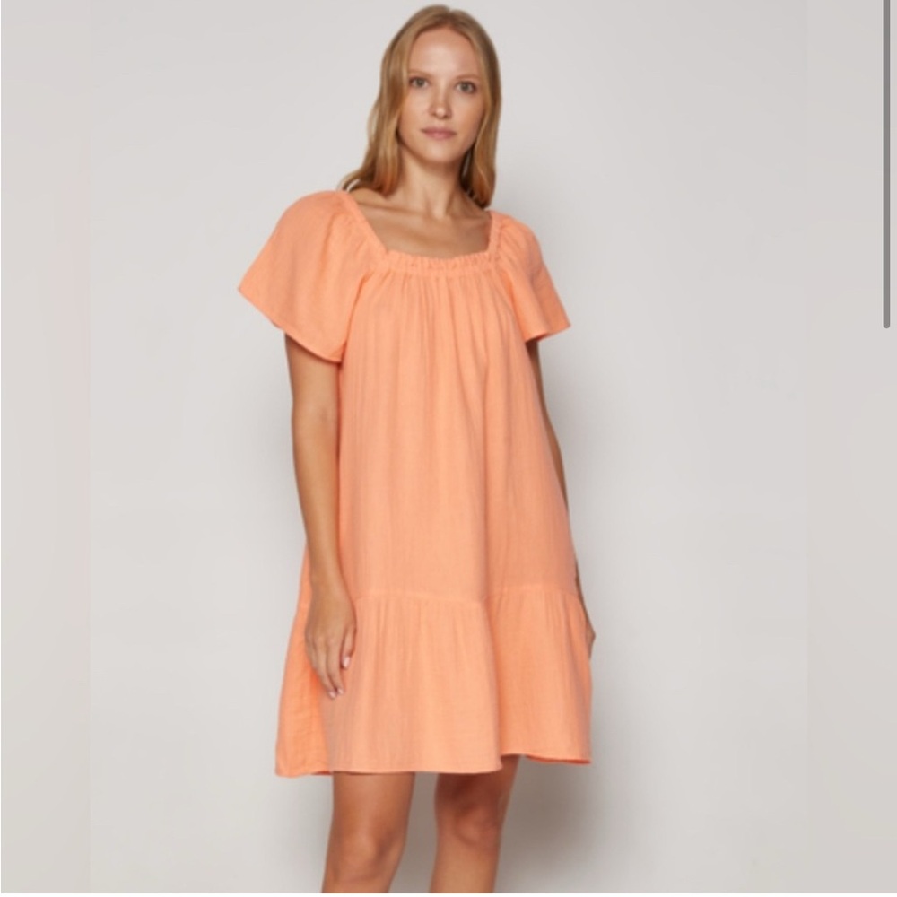 NWT Gap Gauze Squareneck Mini Dress